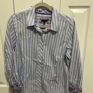 Talbots striped button shirt.